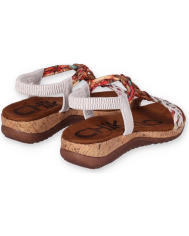 Sandalias CHIKA10  de Mujer RIGATONE 02  BLANCO-WHITE