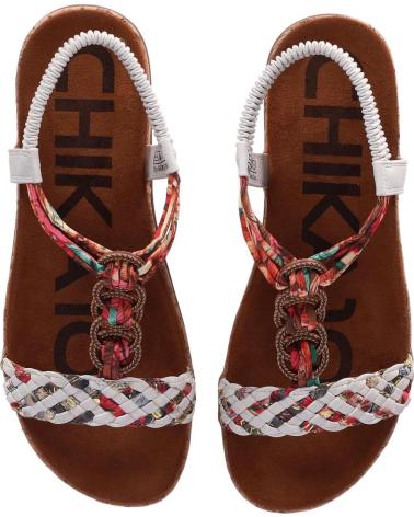 Sandalias CHIKA10  de Mujer RIGATONE 02  BLANCO-WHITE