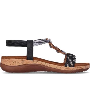 Sandalias CHIKA10  de Mujer RIGATONE 02  NEGRO-BLACK