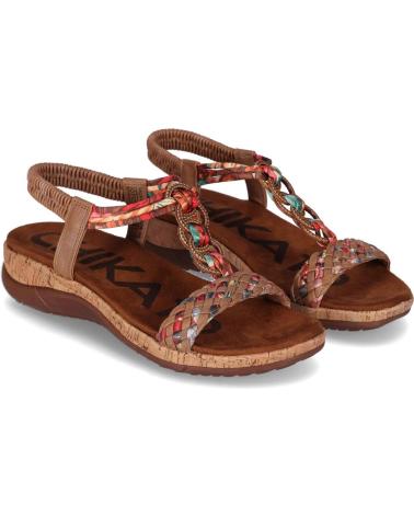 Sandalias CHIKA10  de Mujer RIGATONE 02  CUERO-TAN