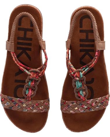 Sandalias CHIKA10  de Mujer RIGATONE 02  CUERO-TAN