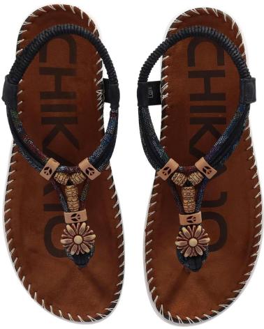 Sandalias CHIKA10  de Mujer CANELON MK 02  NEGRO-BLACK