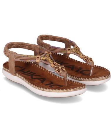 Sandalias CHIKA10  de Mujer CANELON MK 02  CUERO-TAN