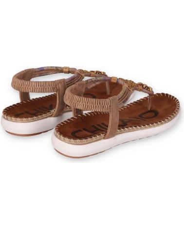 Sandalias CHIKA10  de Mujer CANELON MK 02  CUERO-TAN
