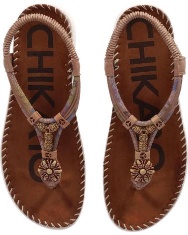 Sandalias CHIKA10  de Mujer CANELON MK 02  CUERO-TAN