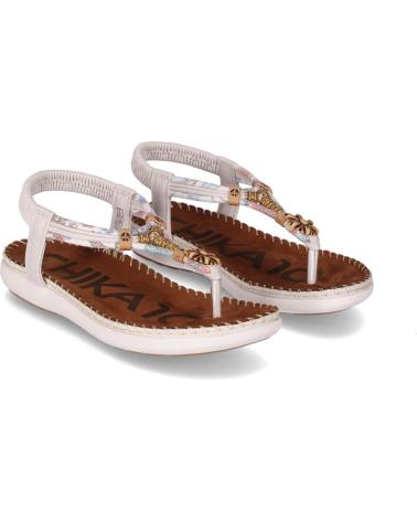 Sandalias CHIKA10  de Mujer CANELON MK 02  BLANCO-WHITE