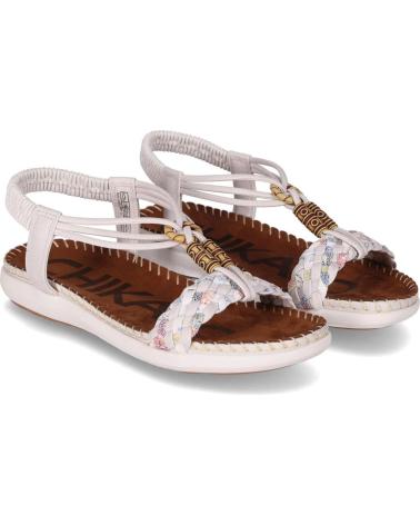 Sandalias CHIKA10  de Mujer CANELON MK 03  BLANCO-WHITE