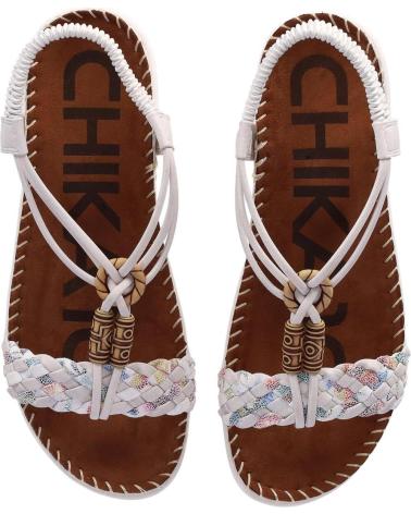 Sandalias CHIKA10  de Mujer CANELON MK 03  BLANCO-WHITE
