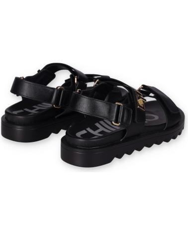 Sandalias CHIKA10  de Mujer LATINA MK 02  NEGRO-BLACK