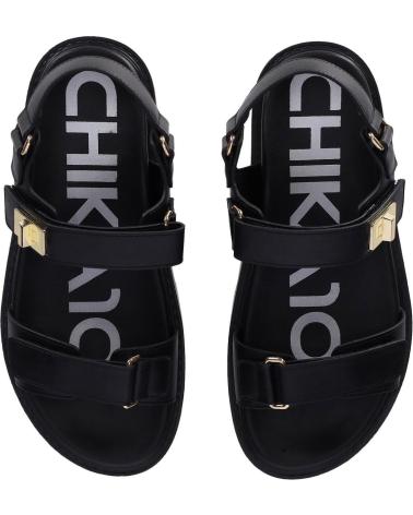 Sandalias CHIKA10  de Mujer LATINA MK 02  NEGRO-BLACK