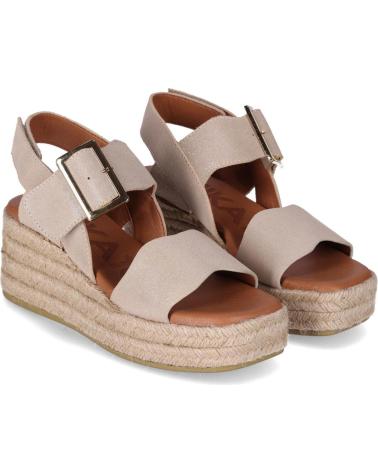 Sandalias CHIKA10  de Mujer NEW BONITA MK 08  PLATINO-LG GOLD
