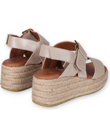 Sandalias CHIKA10  de Mujer NEW BONITA MK 08  PLATINO-LG GOLD