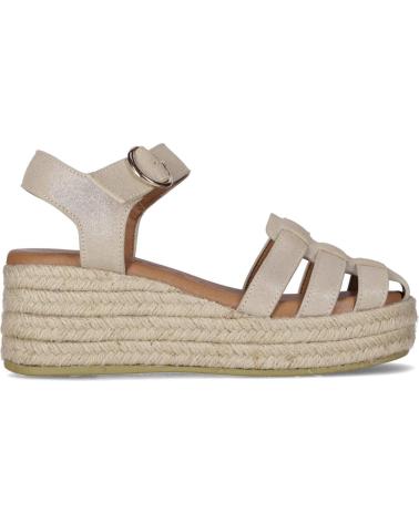 Sandalias CHIKA10  de Mujer NEW BONITA 10  PLATINO-LG GOLD