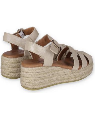 Sandalias CHIKA10  de Mujer NEW BONITA 10  PLATINO-LG GOLD