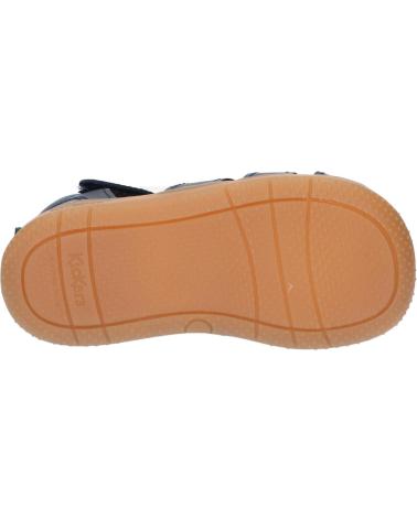 girl and boy Sandals KICKERS 1217855-10-0 KICK FLO ACTION LEATHER  10 MARINE