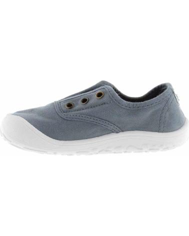 VICTORIA ZAPATILLAS BAREFOOT INGLESA LONA ELASTIC AZUL