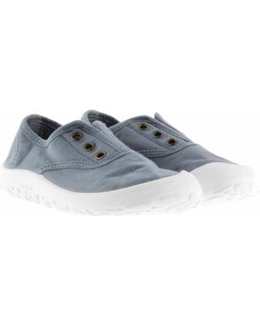 VICTORIA ZAPATILLAS BAREFOOT INGLESA LONA ELASTIC AZUL