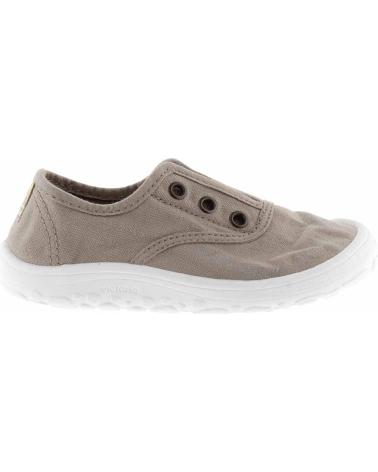 VICTORIA ZAPATILLAS BAREFOOT INGLESA LONA ELASTIC BEIGE