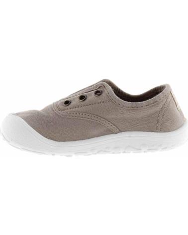 VICTORIA ZAPATILLAS BAREFOOT INGLESA LONA ELASTIC BEIGE