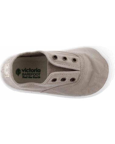 VICTORIA ZAPATILLAS BAREFOOT INGLESA LONA ELASTIC BEIGE