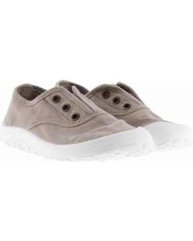 VICTORIA ZAPATILLAS BAREFOOT INGLESA LONA ELASTIC BEIGE