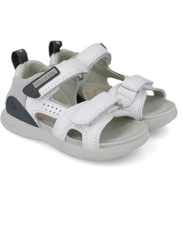 Sandales BIOMECANICS  pour Garçon SANDALIAS PARA CHICO 252218 BIOEVOLUTION CASUAL  BLANCOGRISB471