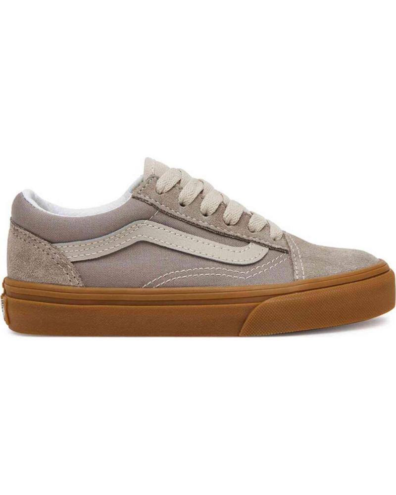 Deportivas VANS OFF THE WALL  de Niña y Niño ZAPATILLAS VANS OLD SKOOL PARA NINOS UNISEX EN COLOR  GRIS