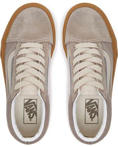 Deportivas VANS OFF THE WALL  de Niña y Niño ZAPATILLAS VANS OLD SKOOL PARA NINOS UNISEX EN COLOR  GRIS