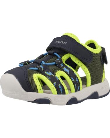 Sandalias de Niño GEOX SANDALIAS NINO MODELO B S MULTY B B COLOR VERDE CE3F4
