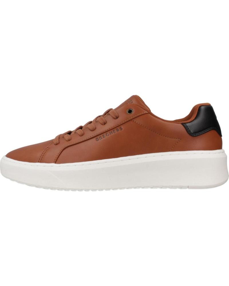 Zapatillas deporte SKECHERS  pour Homme SNEAKERS COURT BREAK-SUIT SNEAKER HOMBRE CUERO  MARRóN