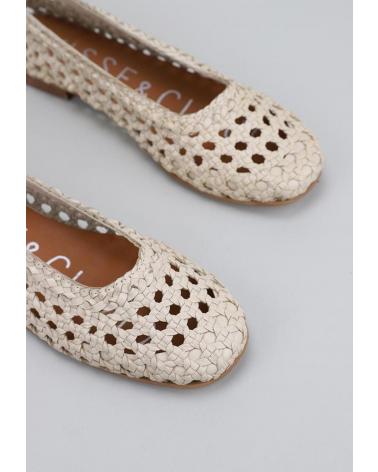 Bailarinas MUSSE & CLOUD  de Mujer BAILARINA SERLY TRENZADA  BEIGE