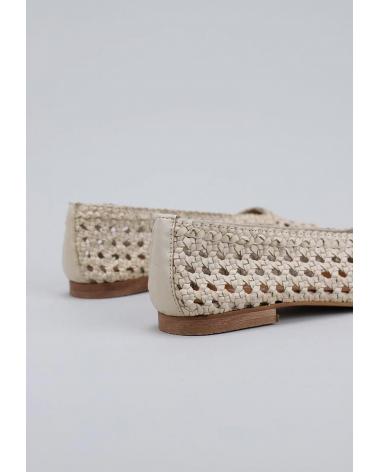 Bailarinas MUSSE & CLOUD  de Mujer BAILARINA SERLY TRENZADA  BEIGE
