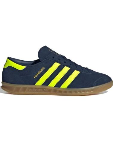 Woman Zapatillas deporte ADIDAS HAMBURG WOMAN JS0678 NIGHT INDIGO - SOLAR YELLOW - GOLD META  NAVY