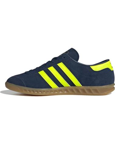 Sportschuhe ADIDAS  für Damen HAMBURG WOMAN JS0678 NIGHT INDIGO - SOLAR YELLOW - GOLD META  NAVY