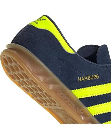 Sportschuhe ADIDAS  für Damen HAMBURG WOMAN JS0678 NIGHT INDIGO - SOLAR YELLOW - GOLD META  NAVY