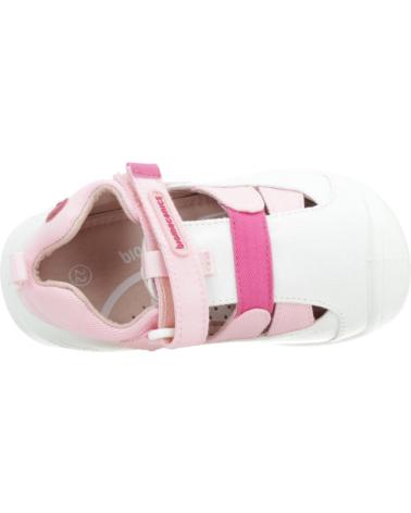 Sandales BIOMECANICS  pour Fille SANDALIAS NINA MODELO 252182B COLOR  BLANCO