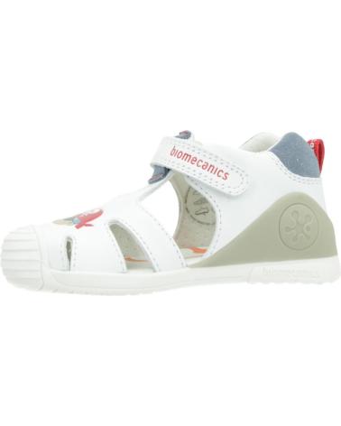 Sandales BIOMECANICS  pour Garçon SANDALIAS NINO MODELO 252118B COLOR  BLANCO