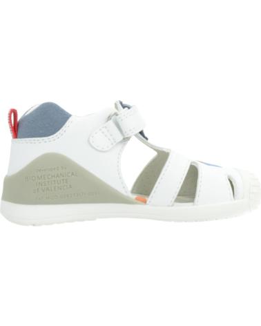 Sandales BIOMECANICS  pour Garçon SANDALIAS NINO MODELO 252118B COLOR  BLANCO