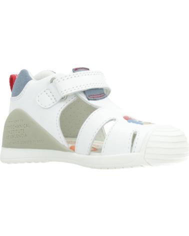 Sandales BIOMECANICS  pour Garçon SANDALIAS NINO MODELO 252118B COLOR  BLANCO