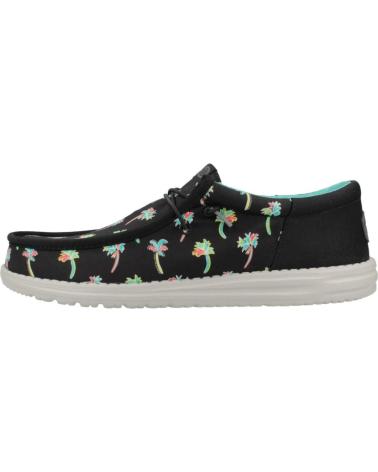Scarpe HEY DUDE  per Uomo INFORMALES HOMBRE MODELO WALLY FUNK PARTY PALM COLOR NEGRO B  BLKMLT
