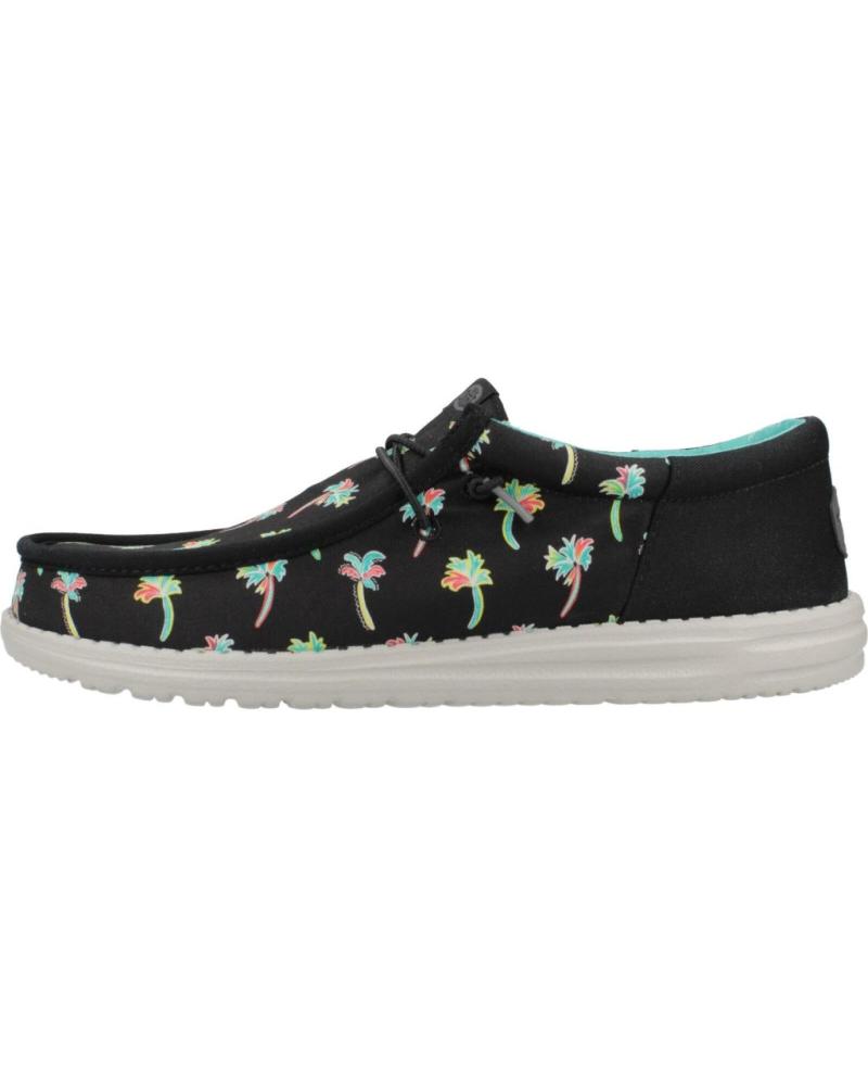 Zapatos HEY DUDE  de Hombre INFORMALES HOMBRE MODELO WALLY FUNK PARTY PALM COLOR NEGRO B  BLKMLT