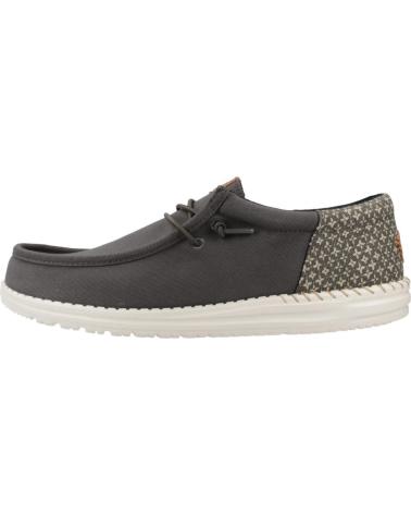 Scarpe HEY DUDE  per Uomo MOCASINES HOMBRE MODELO WALLY FUNK BLOCK PRINT COLOR GRIS BL  BLKEGR