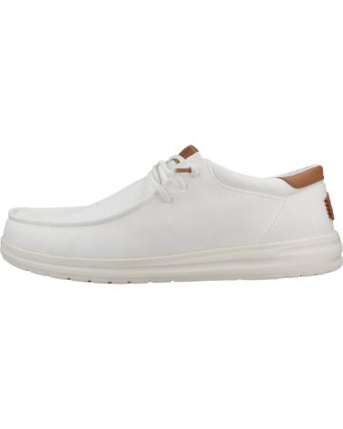Scarpe HEY DUDE  per Uomo INFORMALES HOMBRE MODELO PAUL CANVAS COLOR BLANCO  WHITE