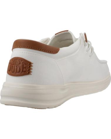 Nauticos de Hombre HEY DUDE INFORMALES HOMBRE MODELO PAUL CANVAS COLOR BLANCO WHITE