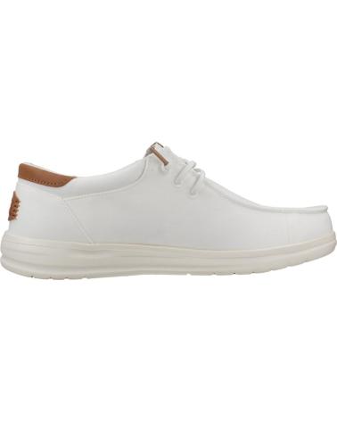 Nauticos de Hombre HEY DUDE INFORMALES HOMBRE MODELO PAUL CANVAS COLOR BLANCO WHITE