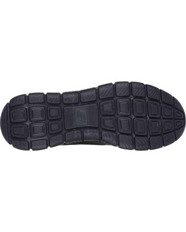 SKECHERS - ZAPATILLAS NEGRAS PARA HOMBRE - LESHUR NEGRO
