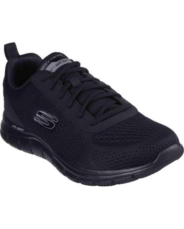 SKECHERS - ZAPATILLAS NEGRAS PARA HOMBRE - LESHUR NEGRO