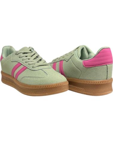 Zapatillas deporte CALZADOMANIA  de Mujer DEPORTIVA DOBLE SUELA COMBINADA  VERDE