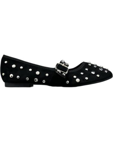 Bailarinas CALZADOMANIA  de Mujer MANOLETINA TACHAS  NEGRO