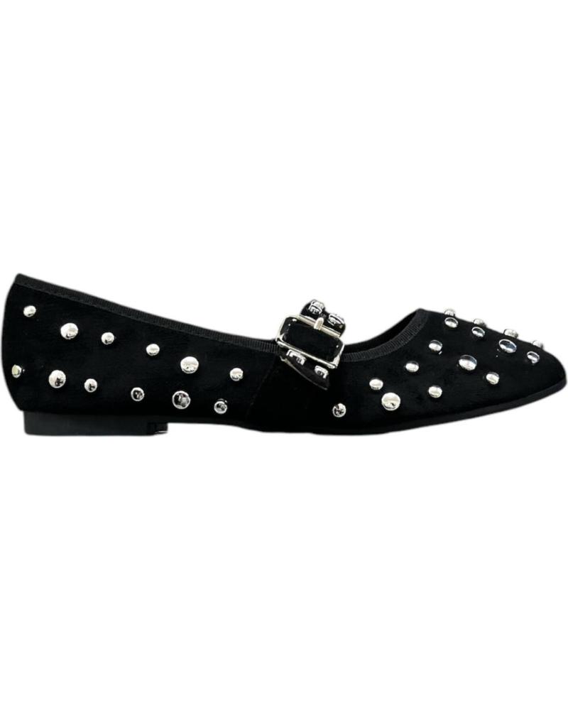 Bailarinas CALZADOMANIA  de Mujer MANOLETINA TACHAS  NEGRO